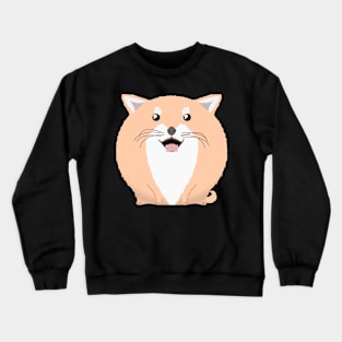 Sfurical round shiba inu dog doge Crewneck Sweatshirt